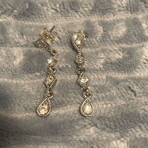 Elegant Silver Drop Earrings